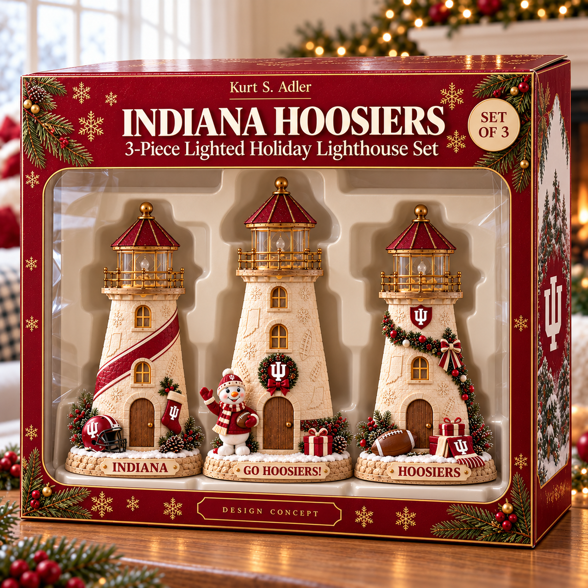 IDH Premium Holiday Lighthouse Trio TMH