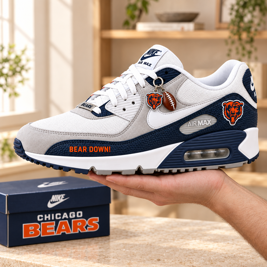 Chicago Bears Premium Low-Top Sneakers