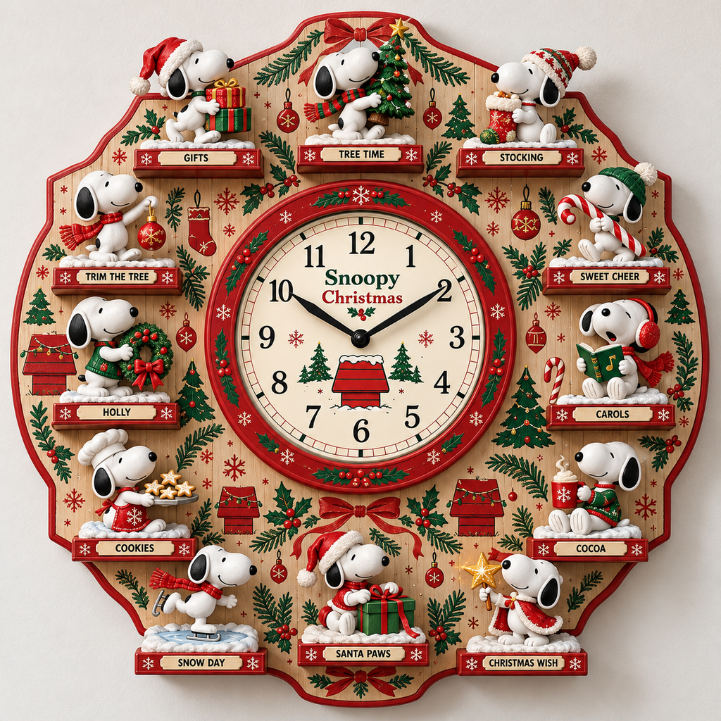 SPNY Premium Christmas Sculpture Clock Collection PTKL