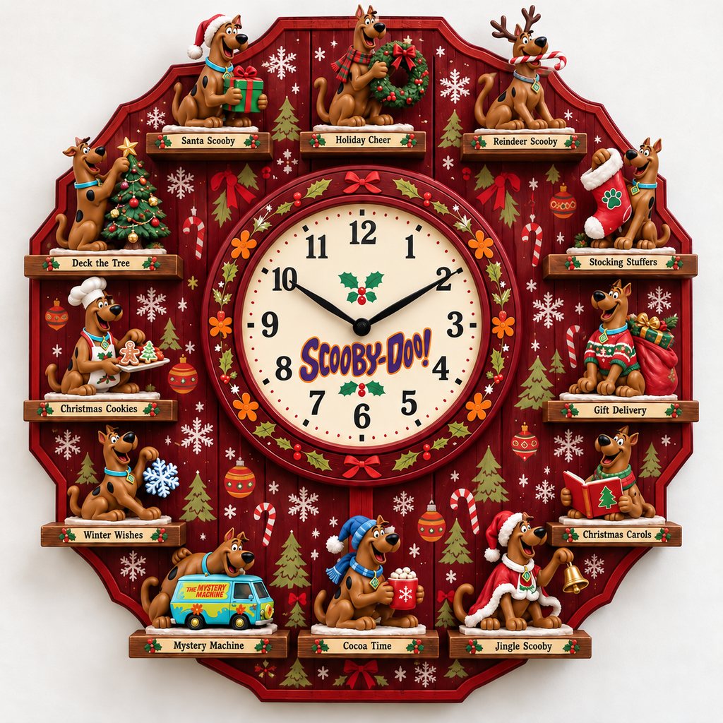 SCBD Premium Christmas Sculpture Clock Collection PTKL