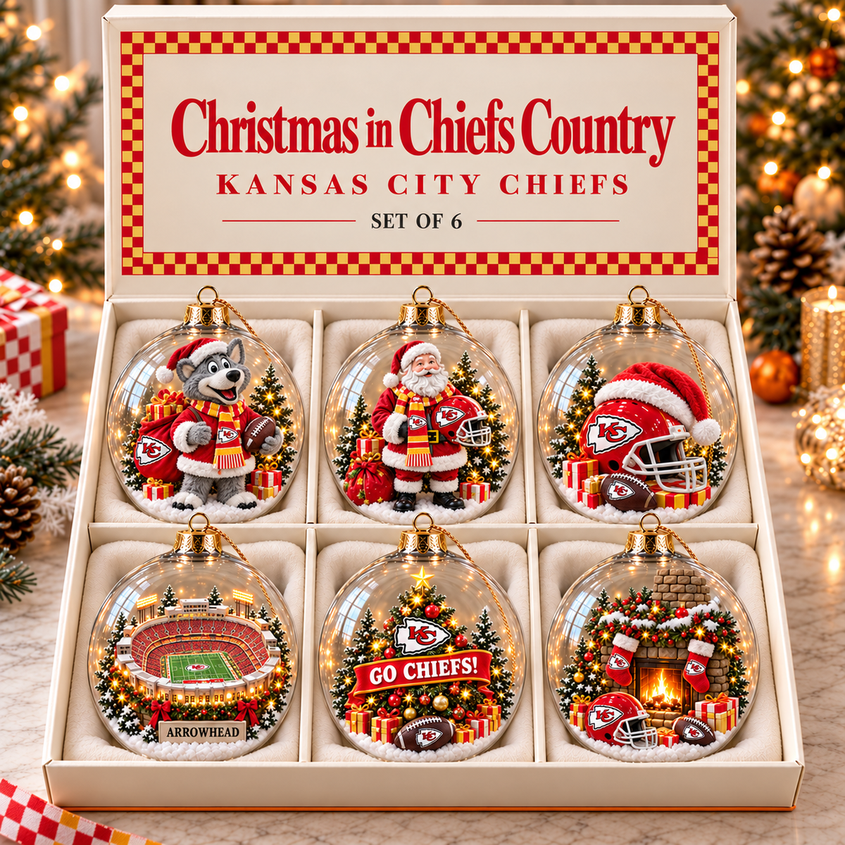 KCC Premium Christmas Tree Ornament Set TMH