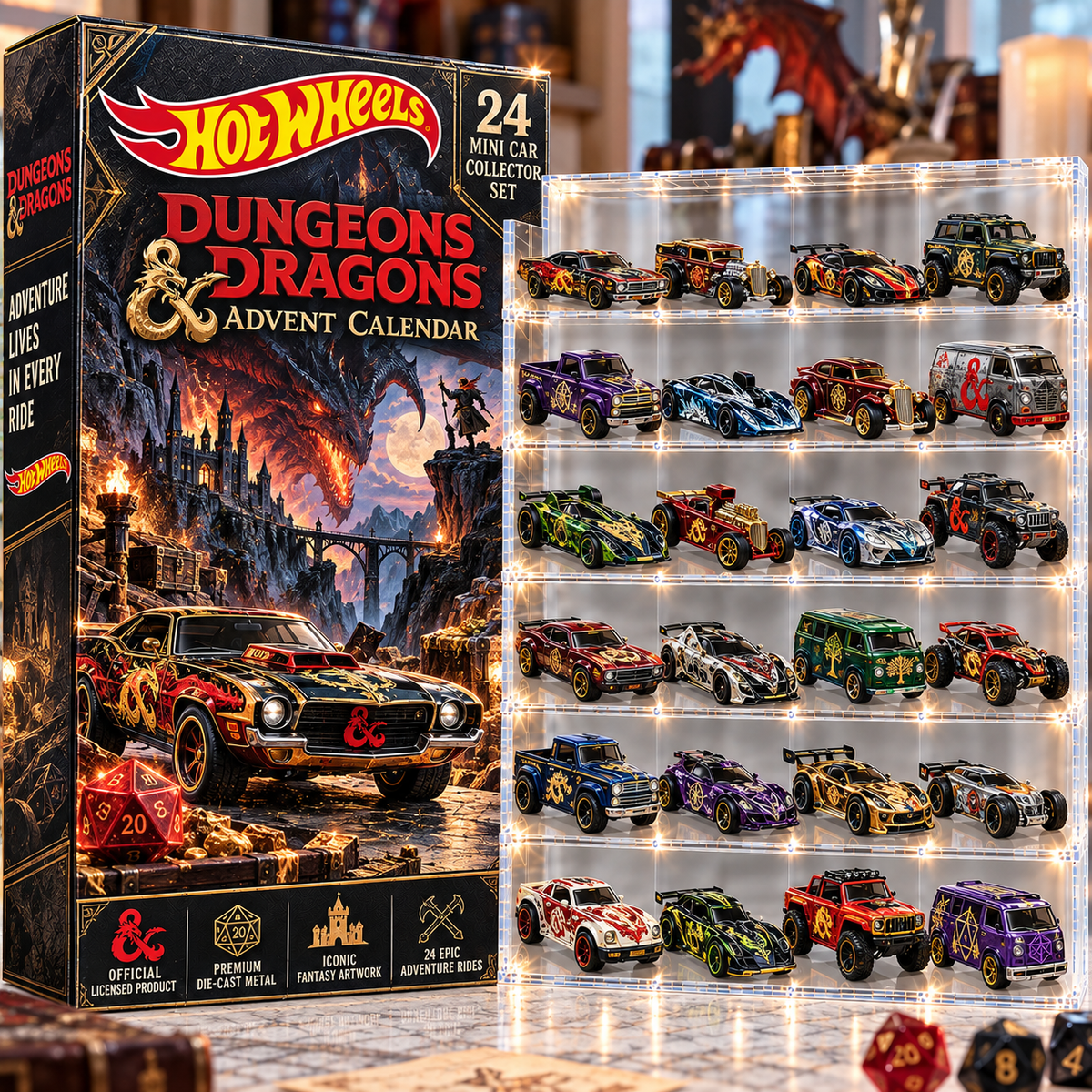 DND Premium Mini Car Advent Calendar NTNA