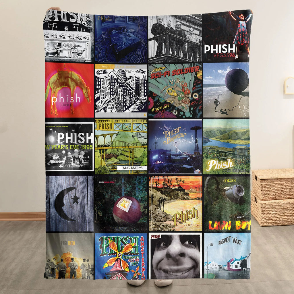 PIH Albums Collage Sherpa Blanket DNBN